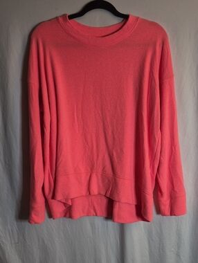 aerie Coral Crew Neck Sweater